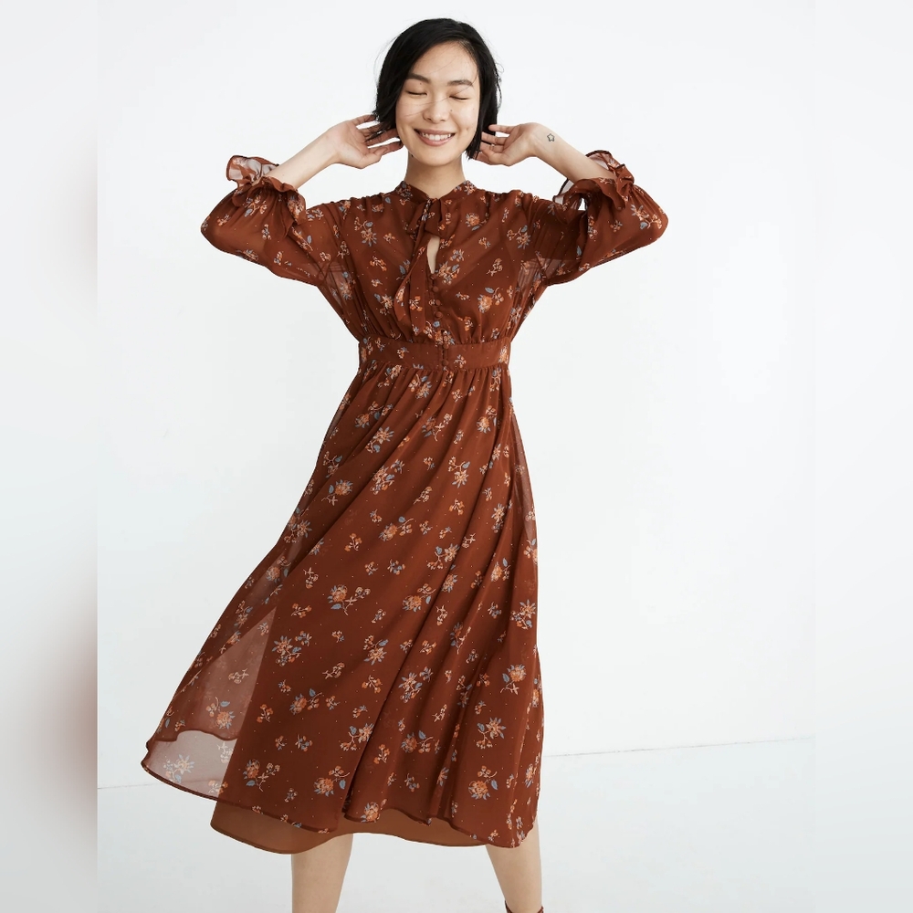 Madewell Georgette Dress, Size 8